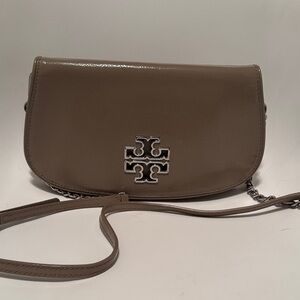 Tory Burch Taupe Crossbody Bag